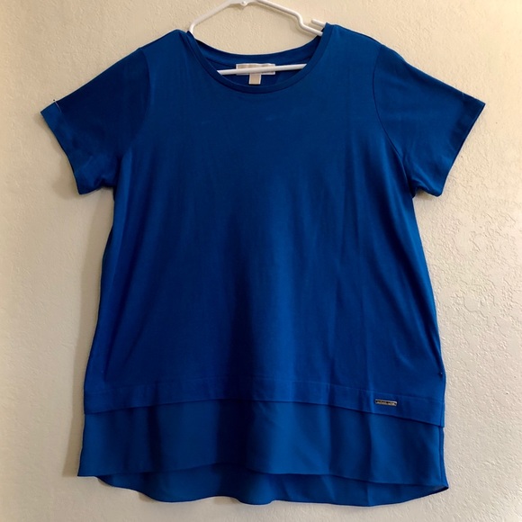 MICHAEL Michael Kors Tops - NWOT MICHAEL Michael Kors royal blue top size L